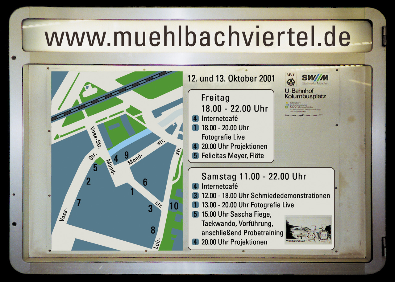 Flyer der Mühlbachtage 2001