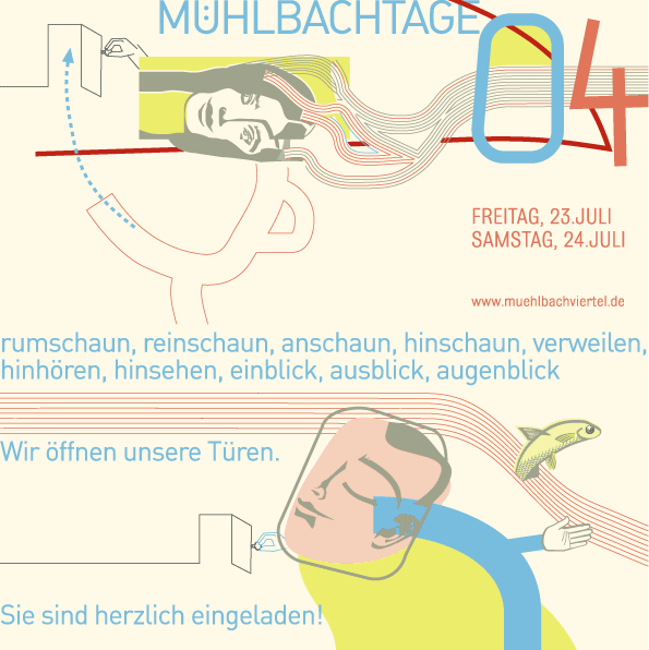 Flyer der Mühlbachtage 2004