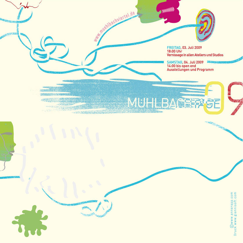 Flyer der Mühlbachtage 2009